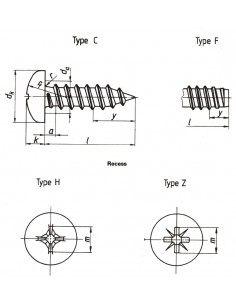 Surub autofiletant cap... 2
